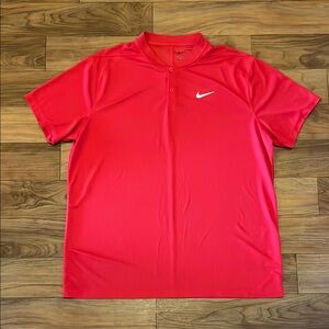 Nike Red Blade Golf Polo